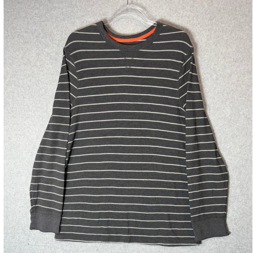 Urban Pipeline Sweater Men's 2XL Black White Striped Cotton Tight Knit Crew Neck